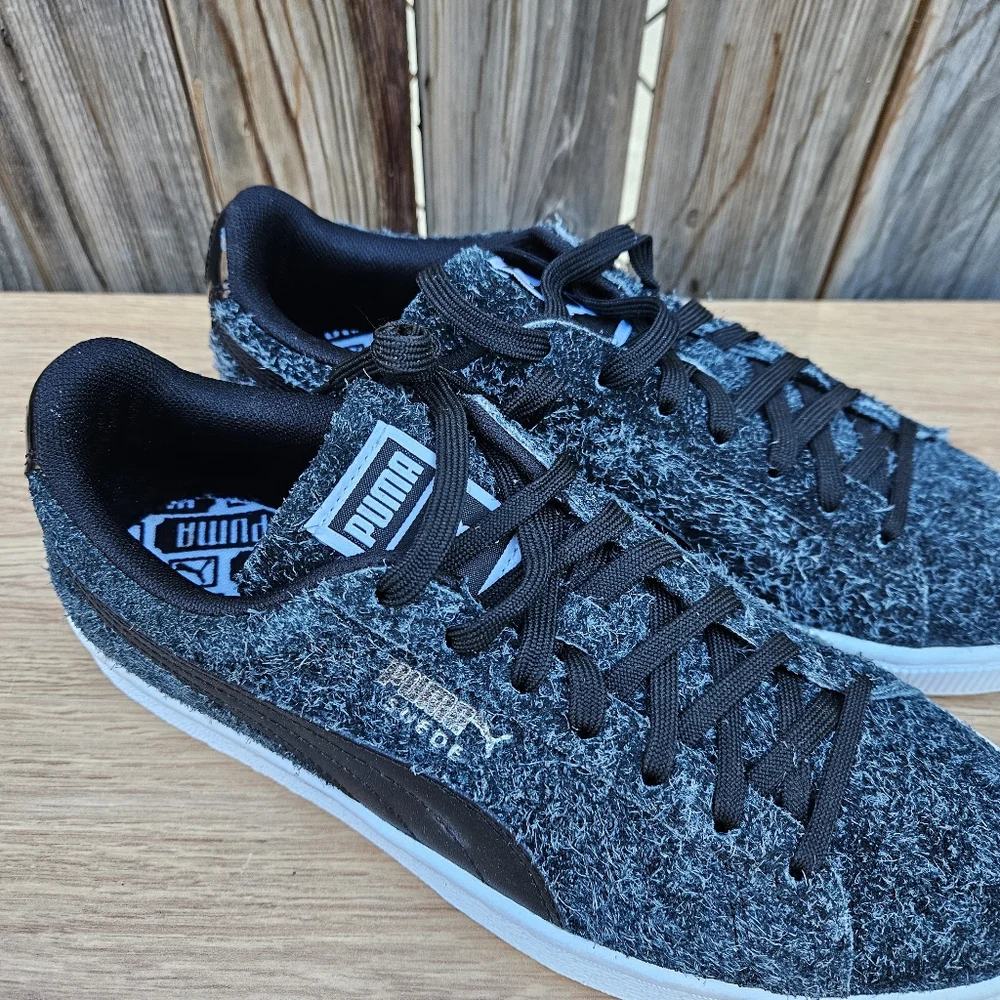 Puma Textured Black Sneakers Womens Size 9 - Picture 11 of 16